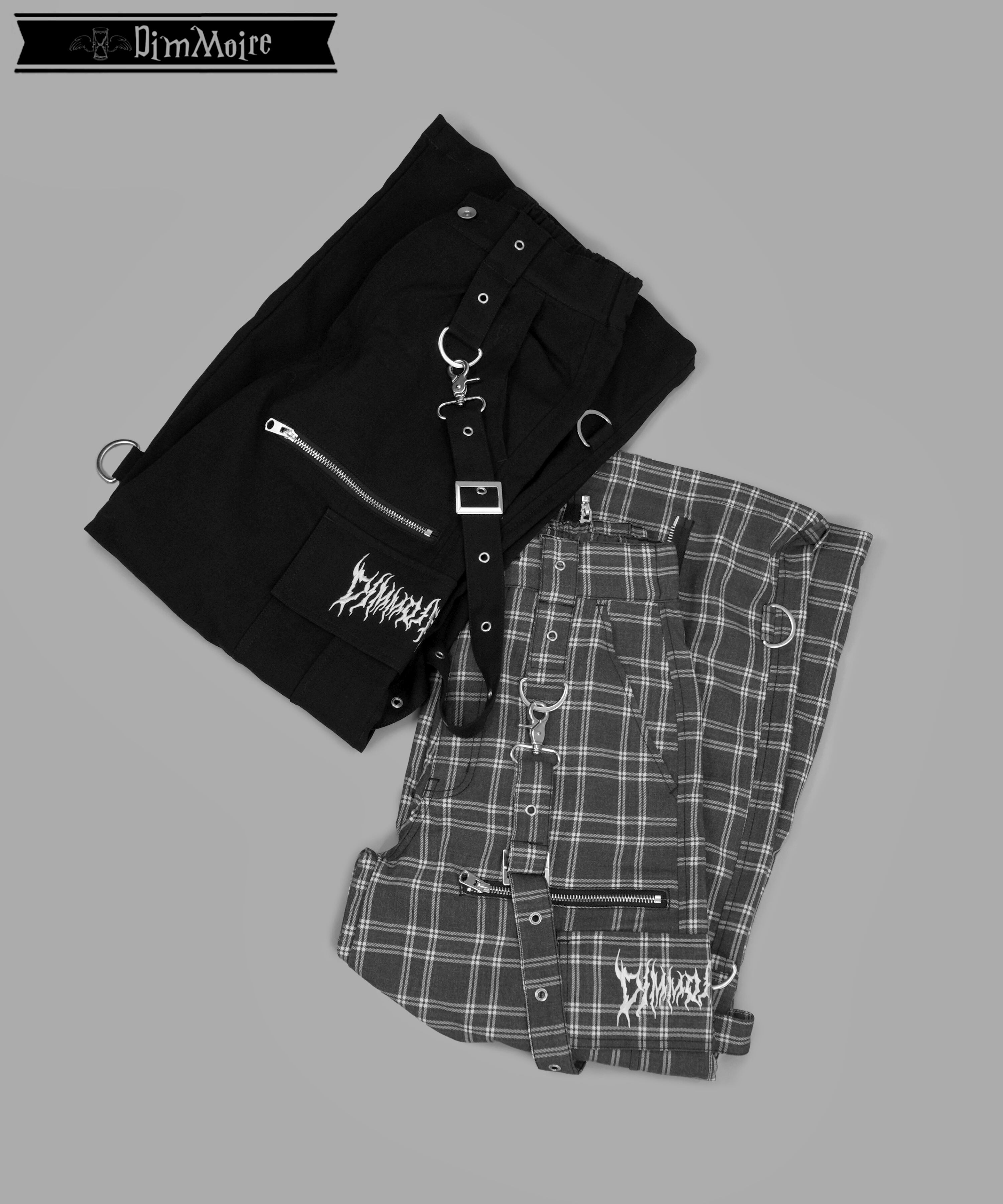 PUNKワイドパンツ【Black】 | DimMoire