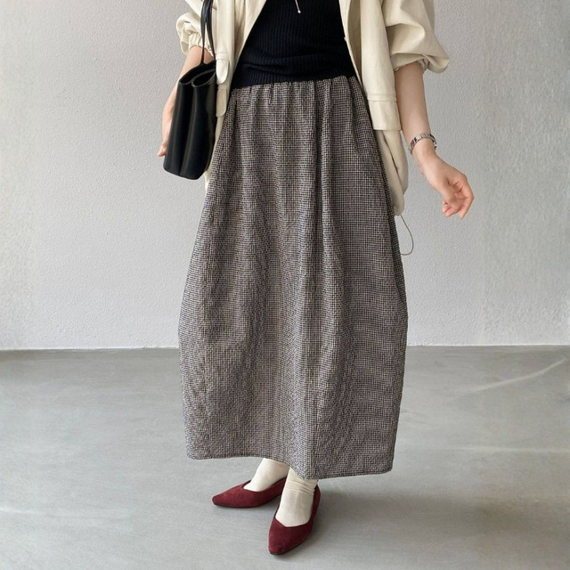 バックスリット チューリップスカート　 N00336