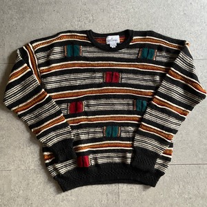 Alpaca 3D Knit Sweater  M  G085