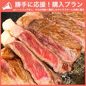 【勝手に応援プラン】北海道産黒毛和牛ステーキ＆北海道牛すき焼き肉セット