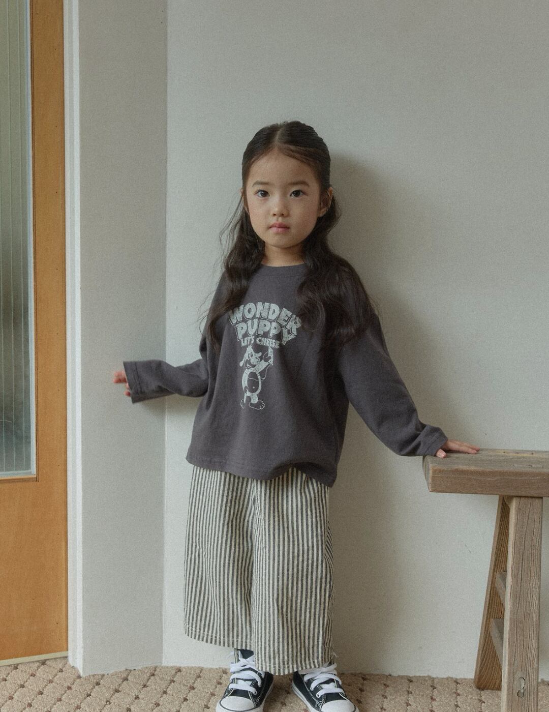 送料無料【予約】/  kids ココストライプパンツ /lalaland