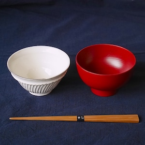 スス角弁当箸 19.5cm　竹仙