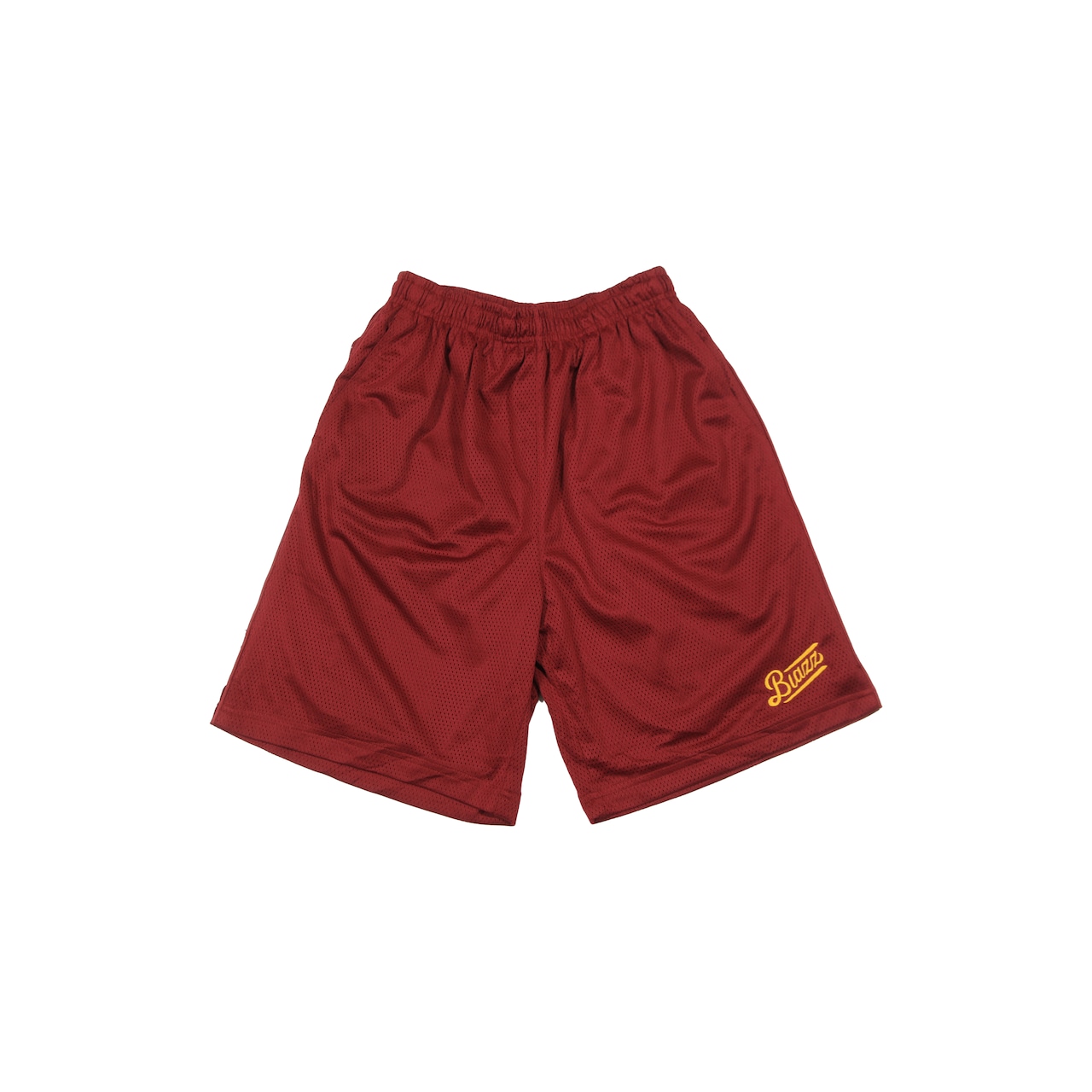 LOGO PRO CLUB MESH SHORTS [BURGUNDY]