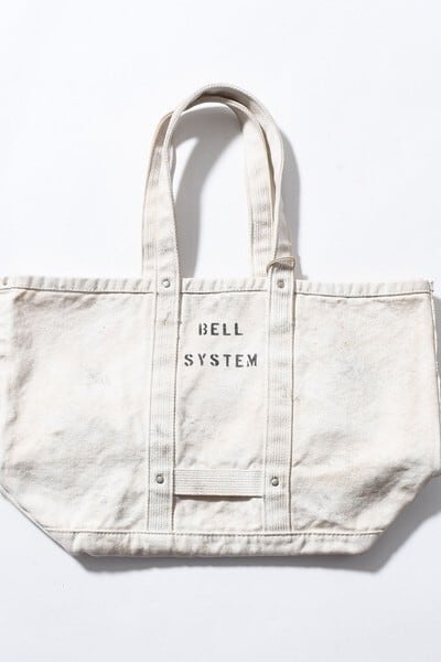 BELL SYSTEM/ベルシステム Canvas tool bag S used wash
