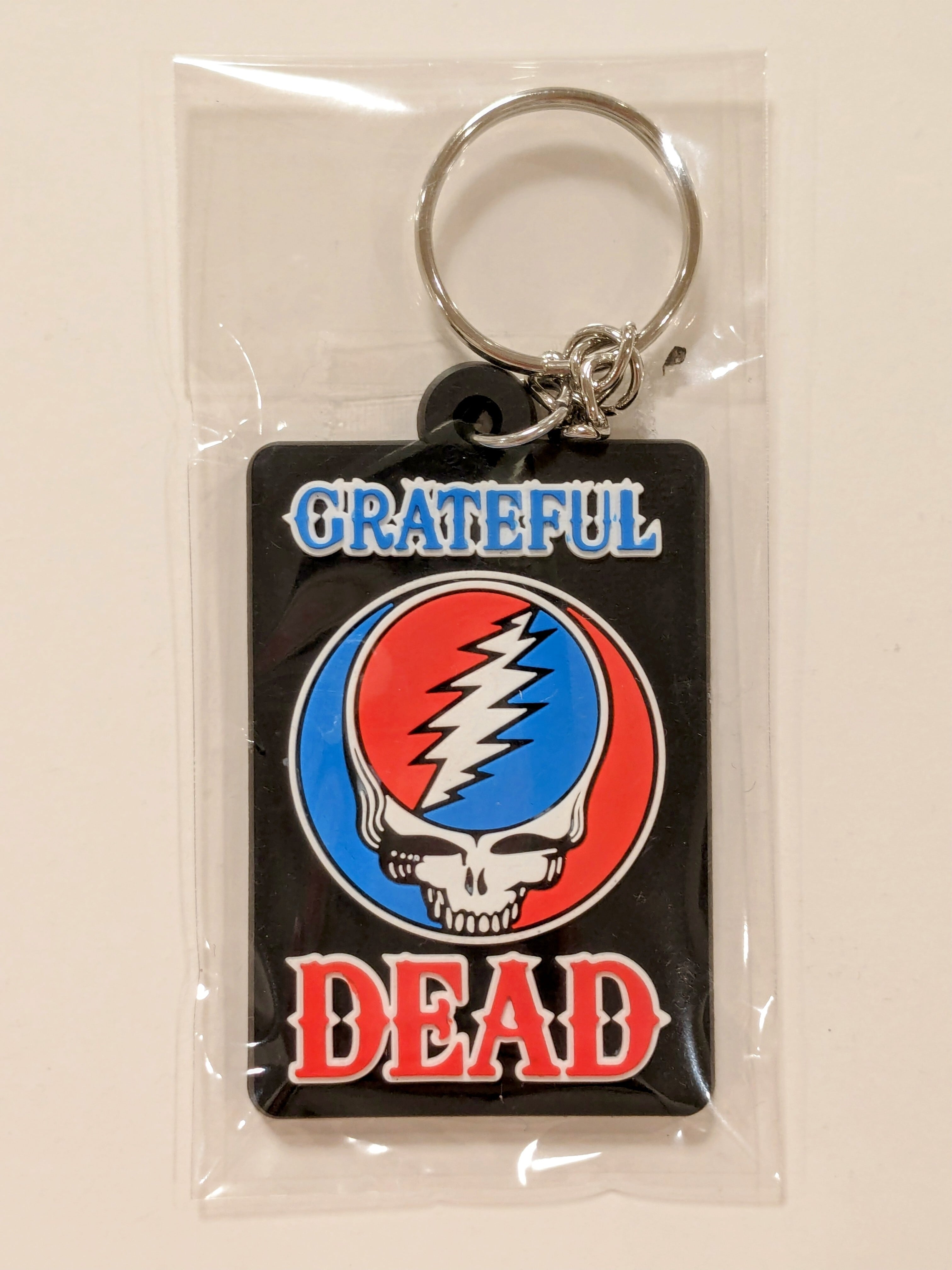 送料無料！ ★ラバーキーホルダー★ 【Grateful Dead グレイトフル・デッド ①】 〚アメリカン雑貨 アメトイ〛