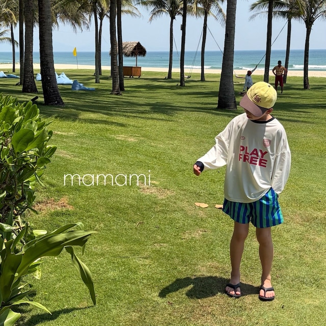【予約】play rashguard/ mamami（kids）