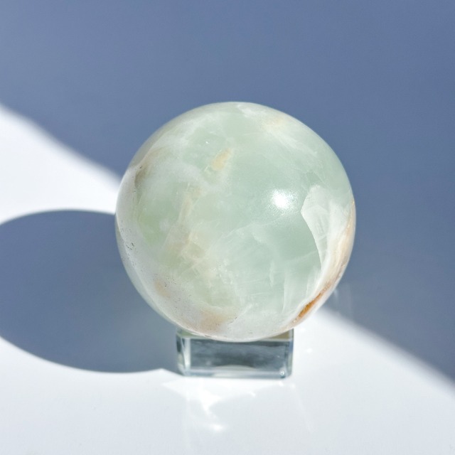 カリビアンブルーカルサイト スフィア（丸玉）11◇Caribbian Blue Calcite◇天然石・鉱物・パワーストーン