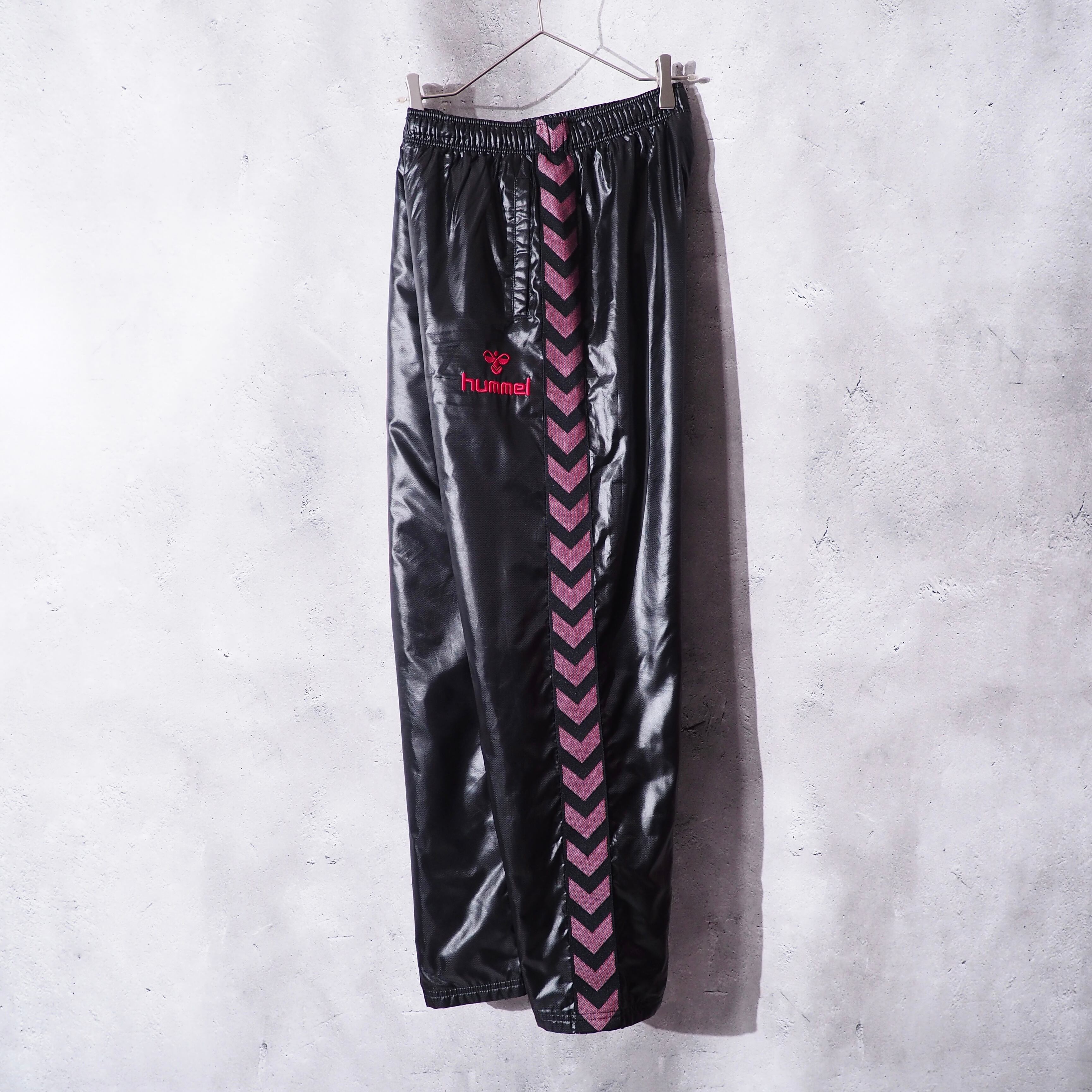 ” hummel ” arrow line × logo embroidery track gross pants