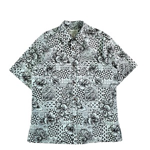 USED Aloha shirt / Bishop St. / size L