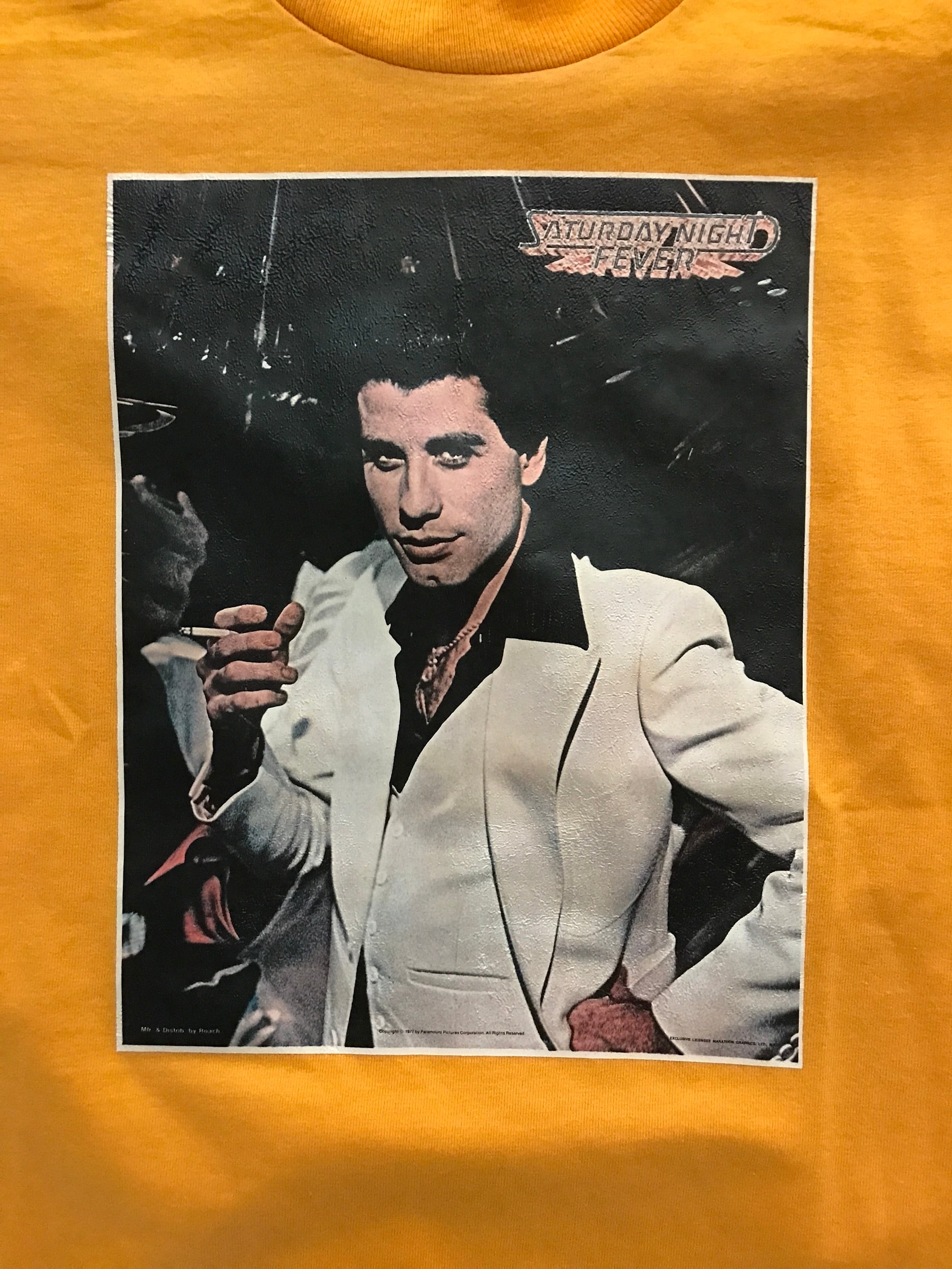 70's SATURDAY NIGHT FEVER ジョン・トラボルタ copyright 1977
