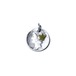 BW Mercury Dime Coin Pendant Top-FC