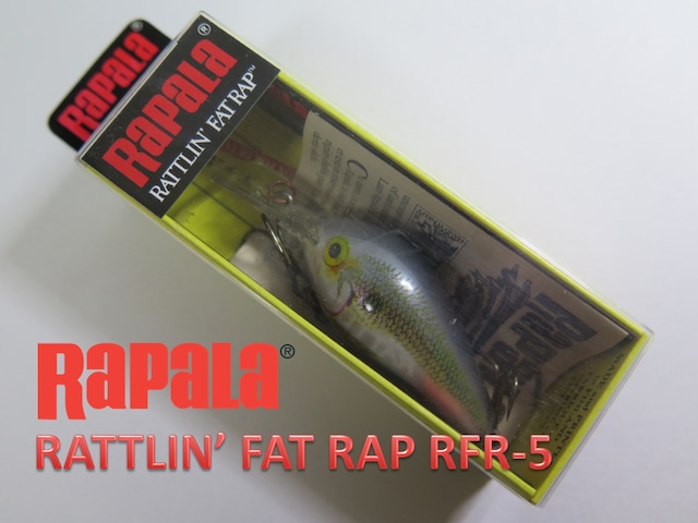 Rapala RATTLIN' FAT RAP RFR-5 ラパラ　ラトリン　ファットラップ　SHAD　 F-L81-02