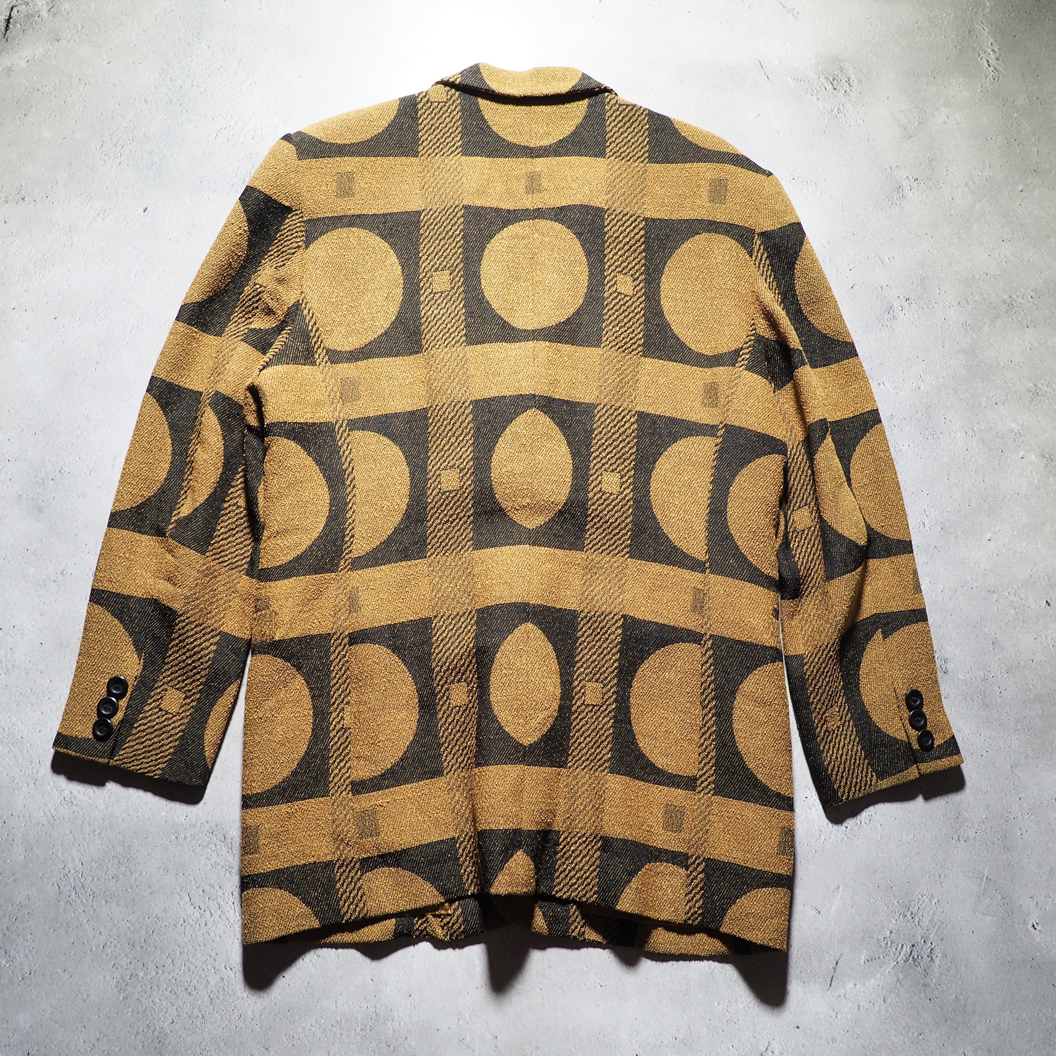 1980 - 90s ” Old TAKEZO ” Modern Contemporary art Embroidery vintage Tailored jacket