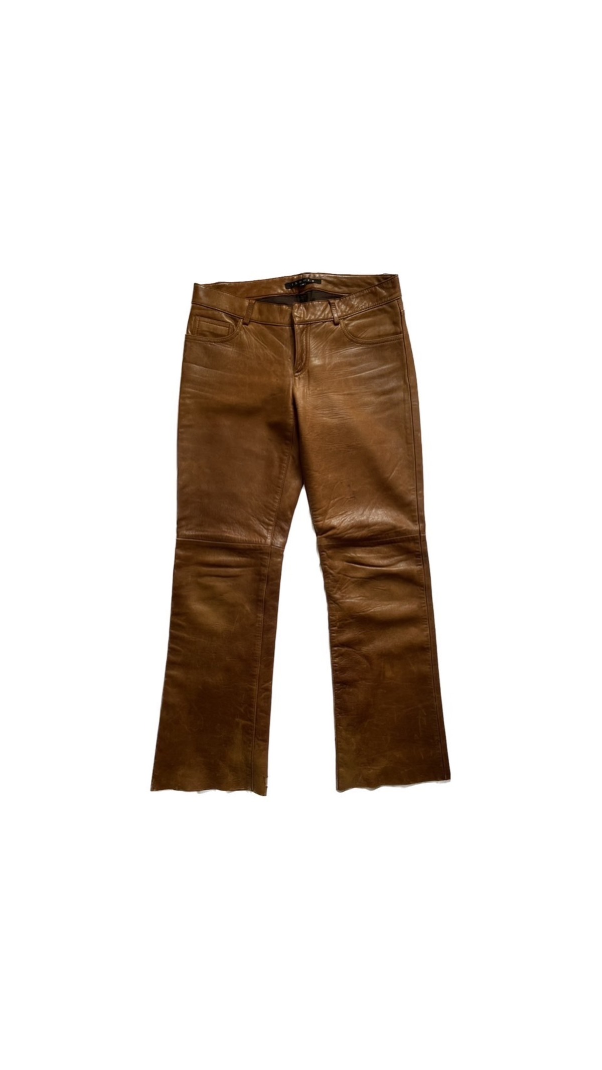 theory / brown leather pants | adorer