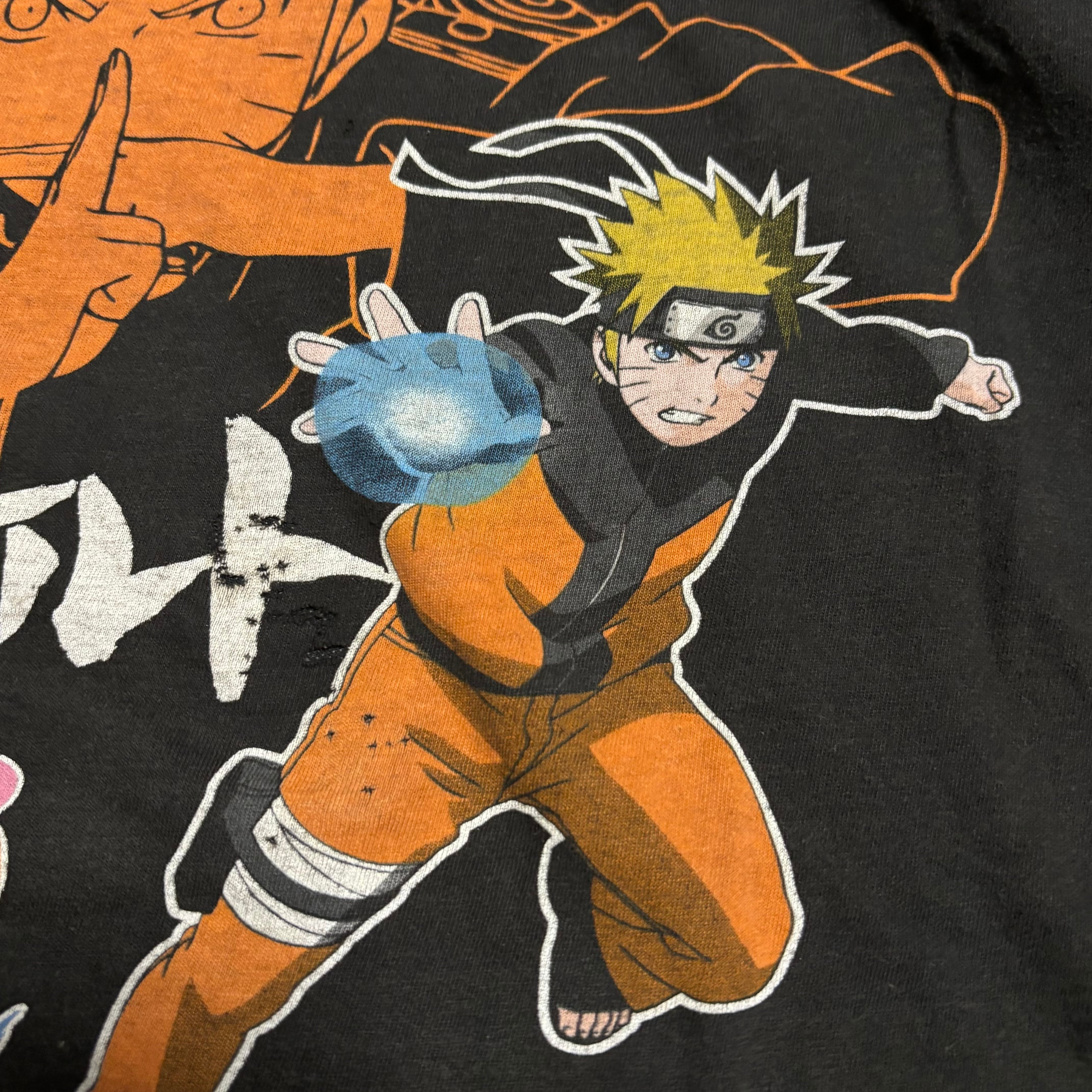 NARUTO 飛弾　　tシャツ 00s NARUTO tシャツ ナルト ナルト疾風伝 ANIME アニメ 影分身 螺旋丸