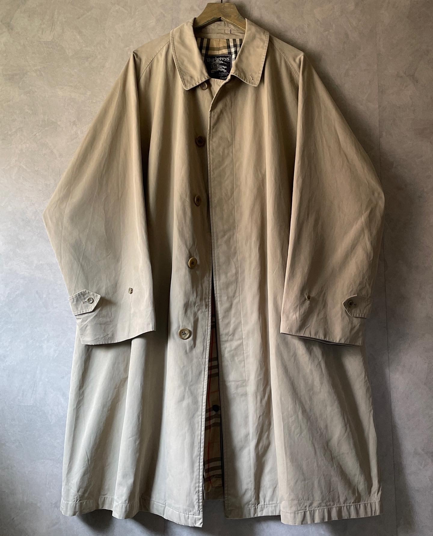 Single Raglan Coat【一枚袖】バーバリー コート イングランド製 別注