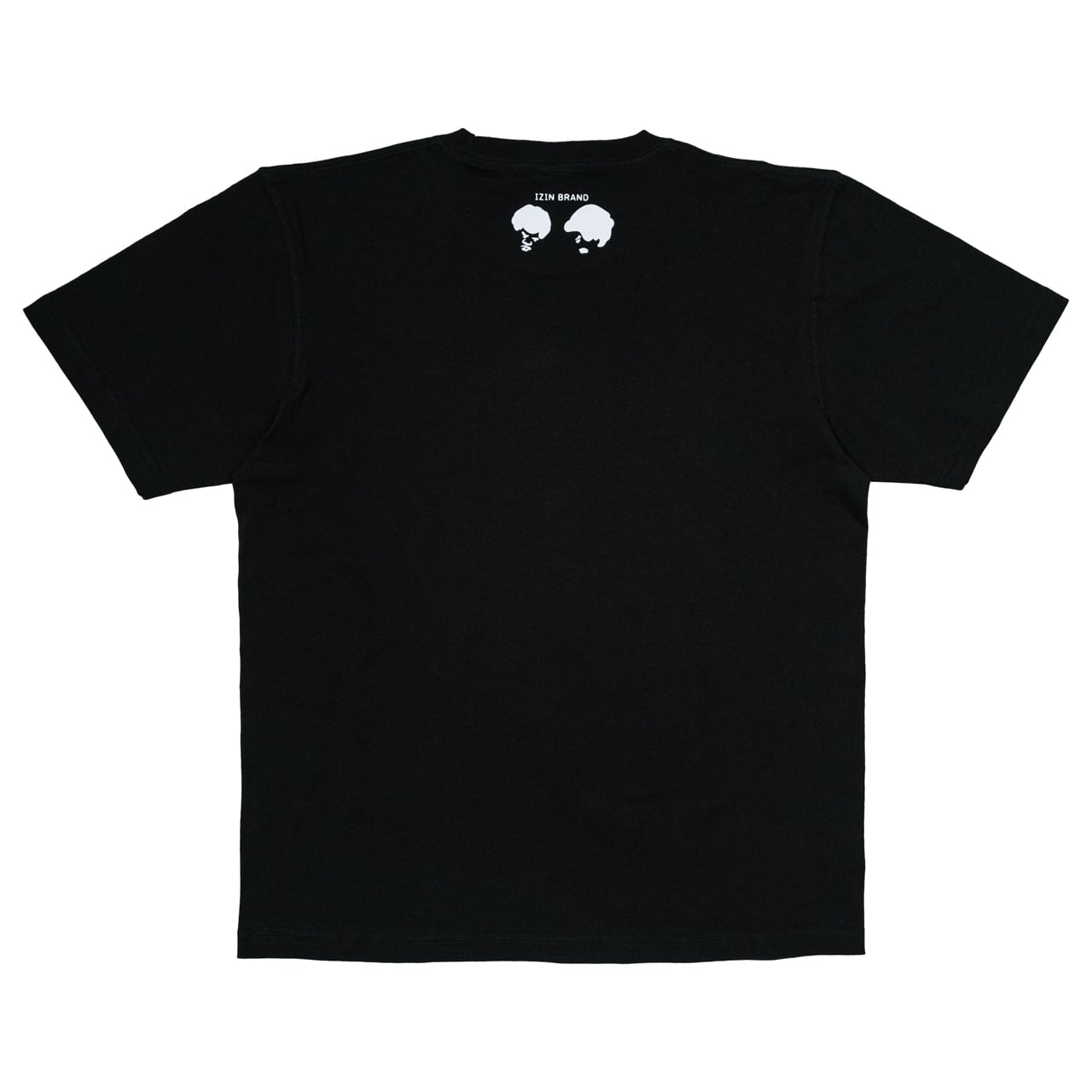 アリVS猪木 偉人 半袖Tシャツ(ラバープリント) ブラック 7.1oz | IZIN