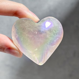 エンジェルオーラローズクォーツ ハート73♡ Angel Aura Rose Quartz ♡天然石・鉱石・パワーストーン