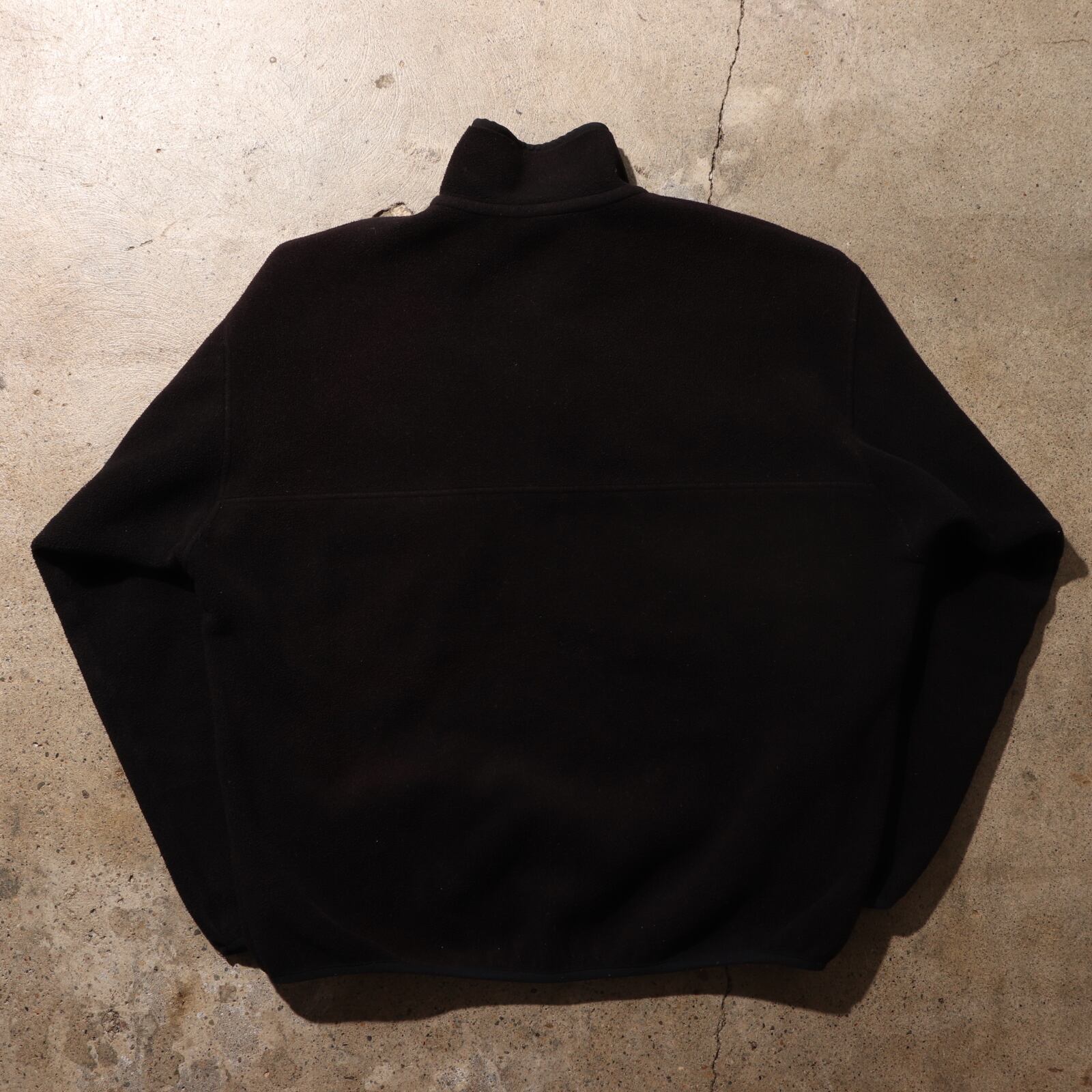 オールブラック L 12年 シンチラ スナップT Patagonia フリース 黒  