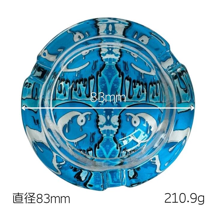 ガラス灰皿 Cookies 重厚感のある卓上灰皿 | world brilixs
