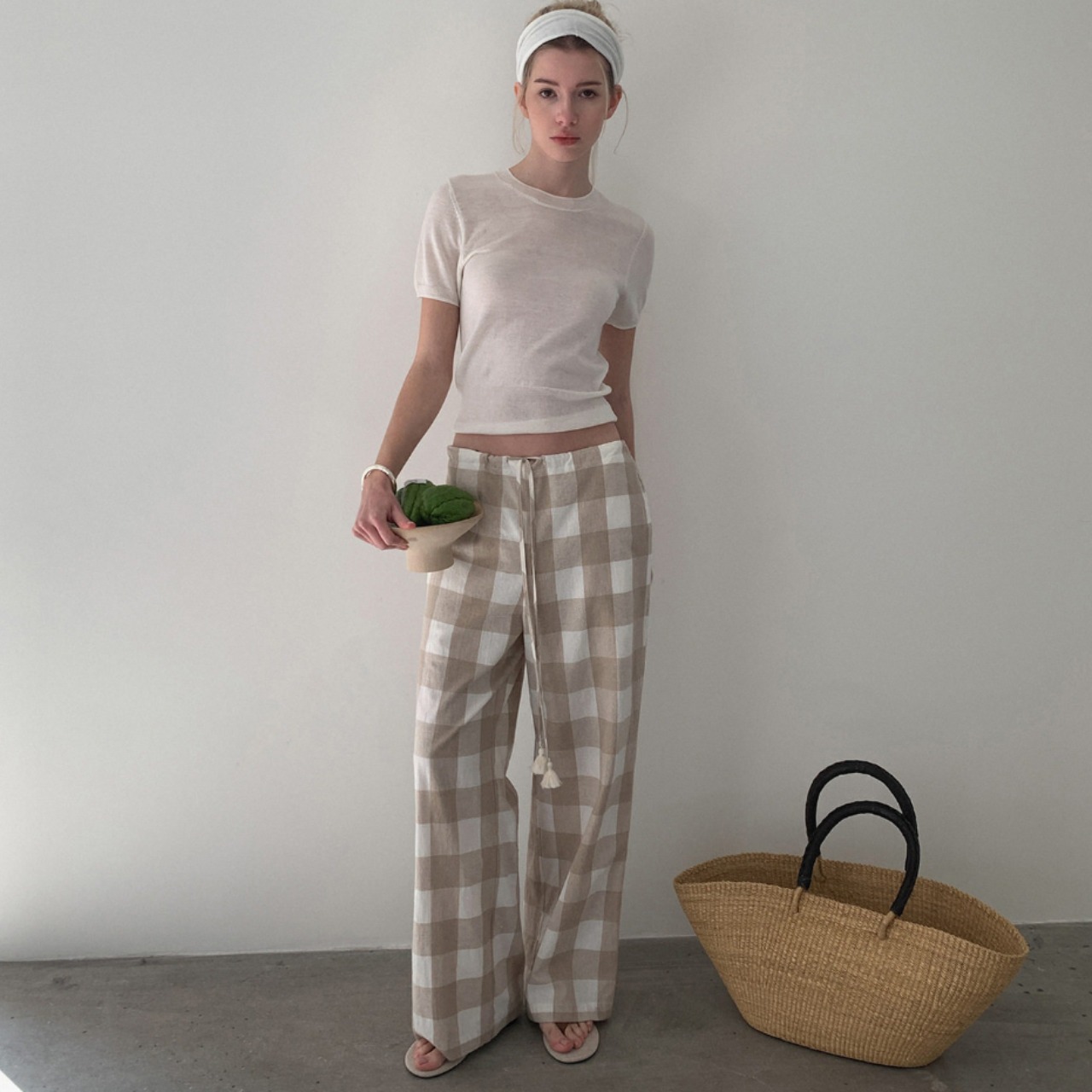 Nuage Scarf Compact Knit F0599