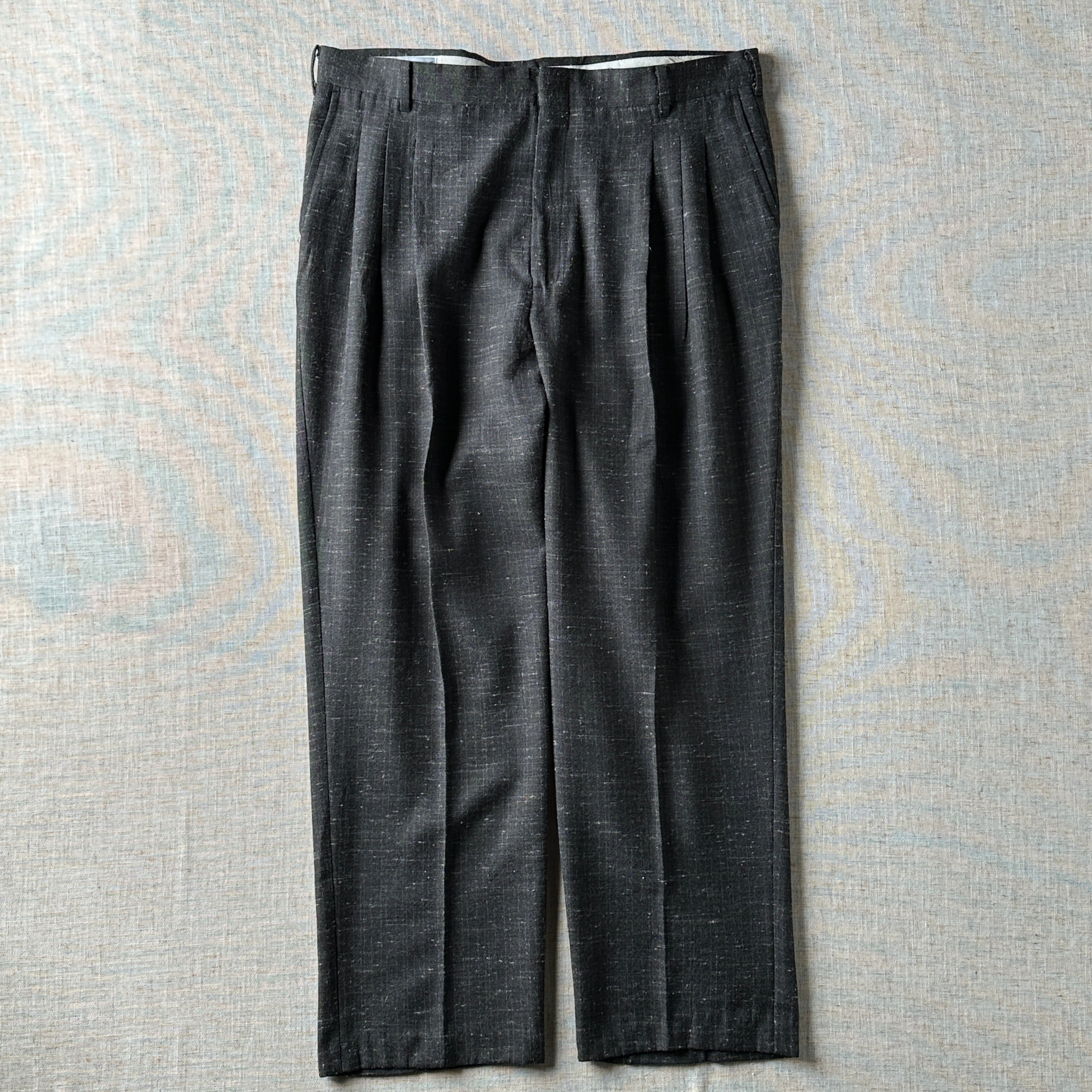 90's-00's,UNITED 2-Tuck Slacks W35