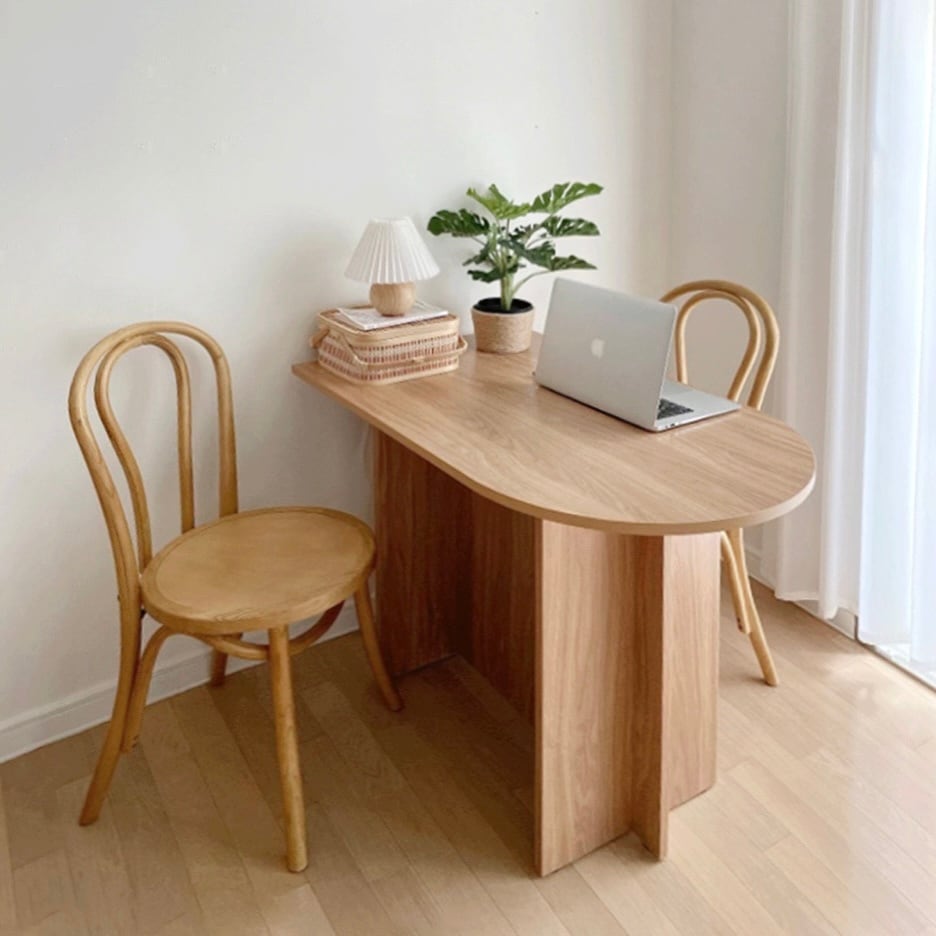 home cafe half moon table 800 2colors / ハーフムーン ウッド home cafe half moon table 800 2colors / ハーフムーン ウッド