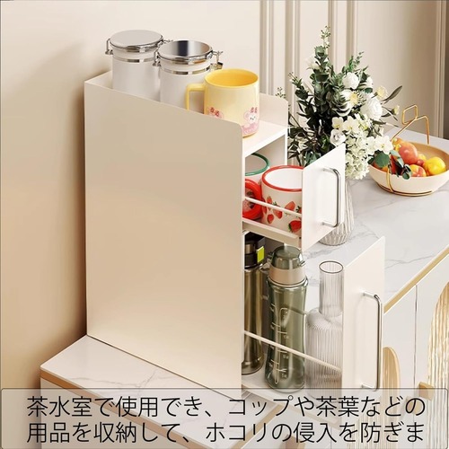 二層 引き出し式 カウンタートップ 白 黒 ブラック ホワイト 2段 収納 ラック 家庭用 調味料 ラック 多機能 収納ラック 北欧  韓国 おしゃれ