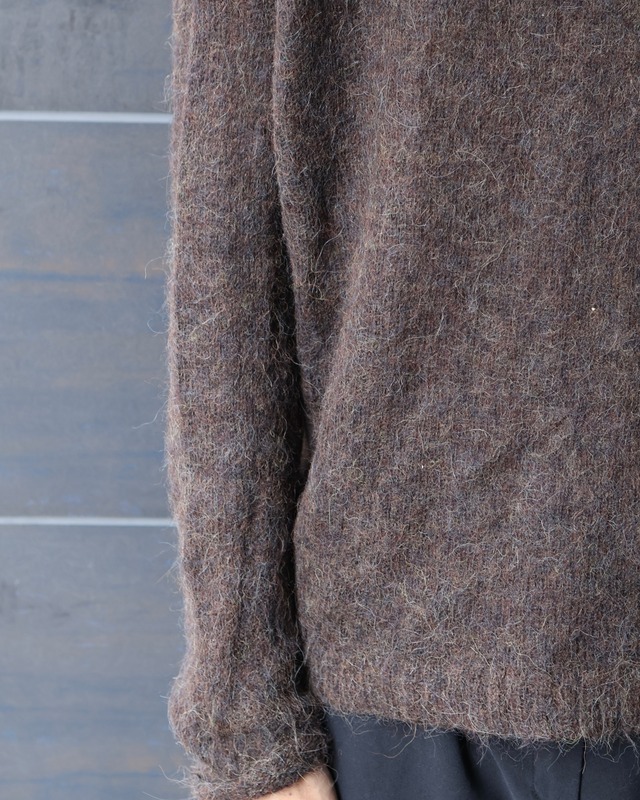 v neck wool knit