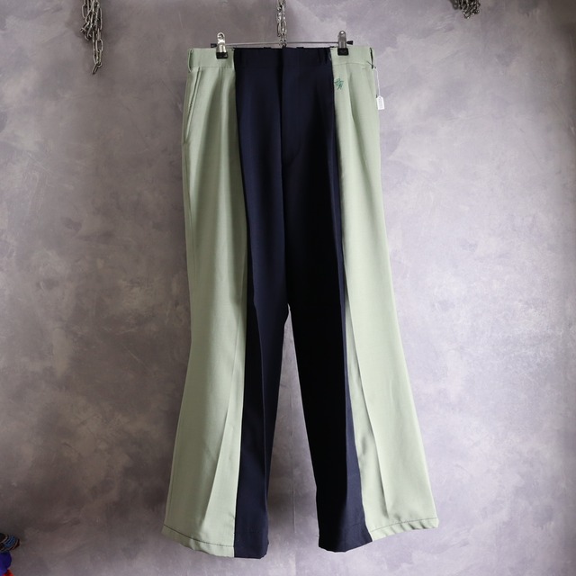 original REMAKE docking wide flare slacks