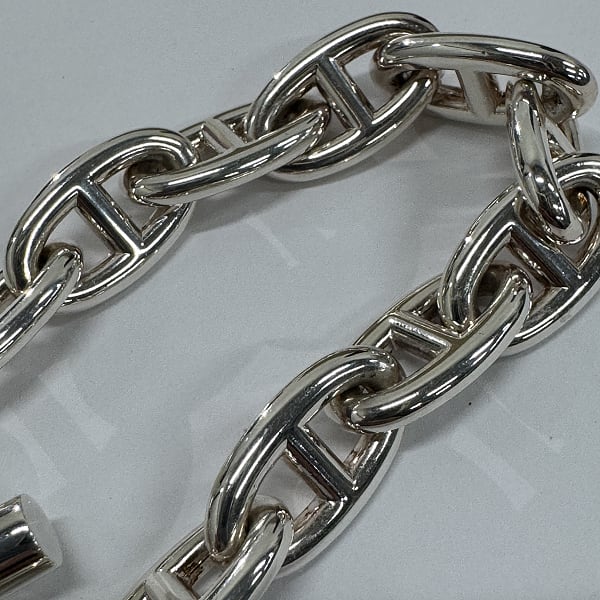 HERMES/エルメス シェーヌダンクル GM 13リンク チェーンブレスレット