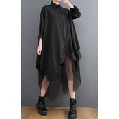 レイヤードチュール ロング シャツ 00177