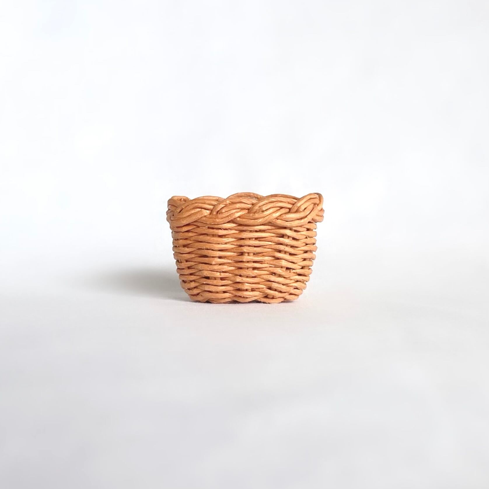 ミニチュア 三つ編みカゴ / Miniature Braid Basket / hinoki | hinoki