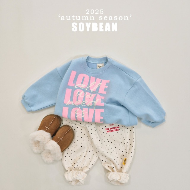 [即納S]≪soybean≫dot kong kong jogger pants cream 10