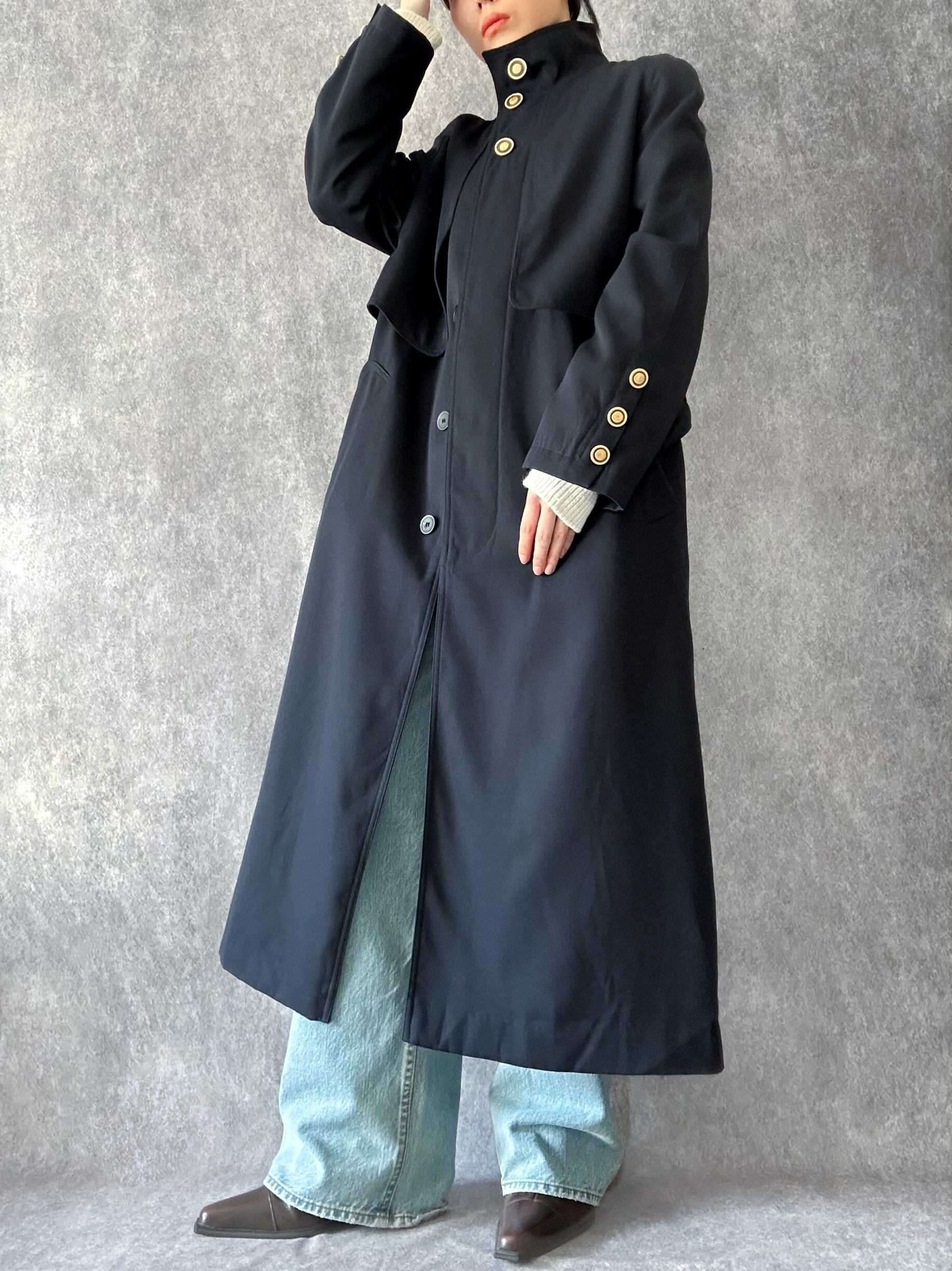 90s stand collar spring coat 90年代 スタンドカラーコート