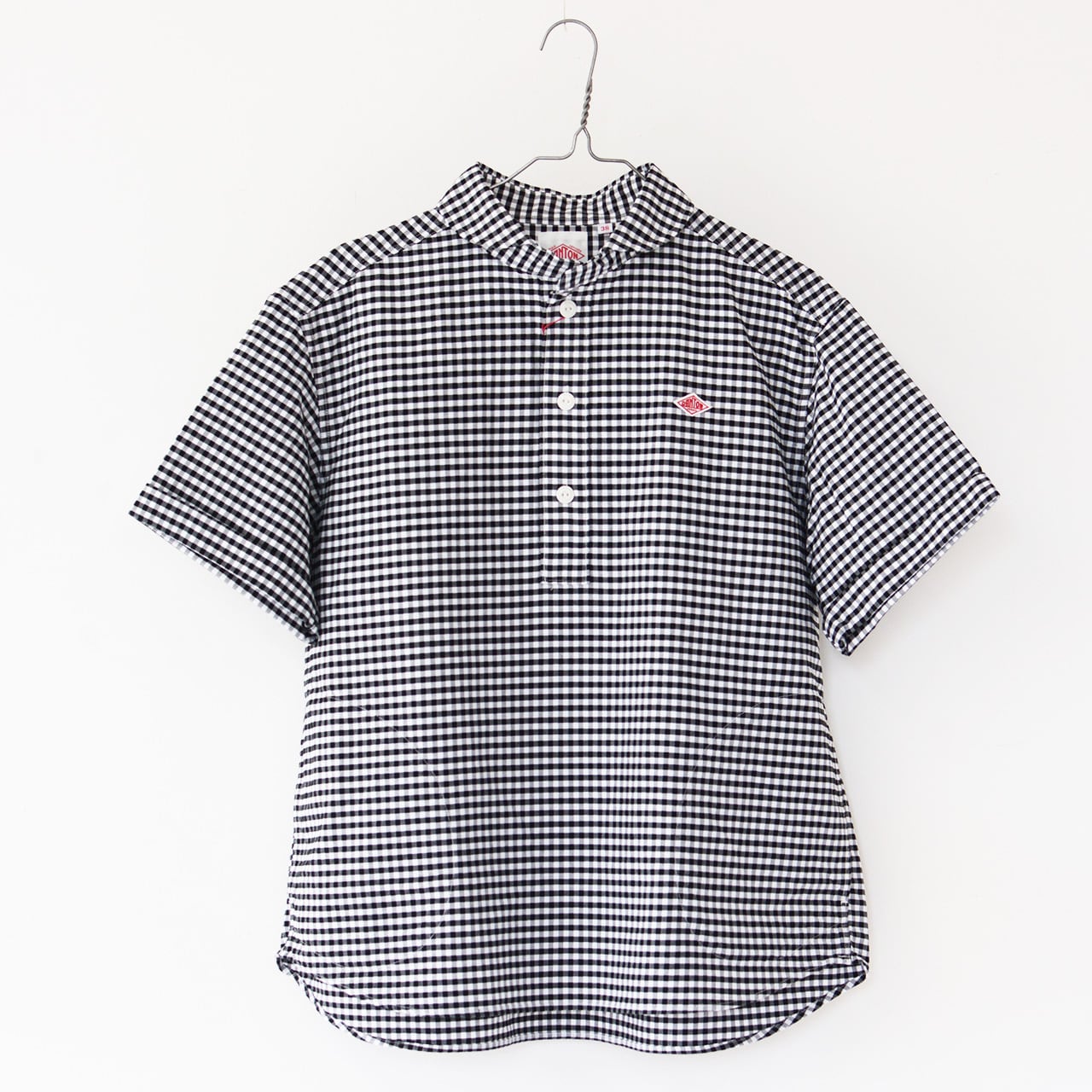 DANTON [ダントン] W OXFORD ROUND COLLAR SHORT SLEEVE PULLOVER