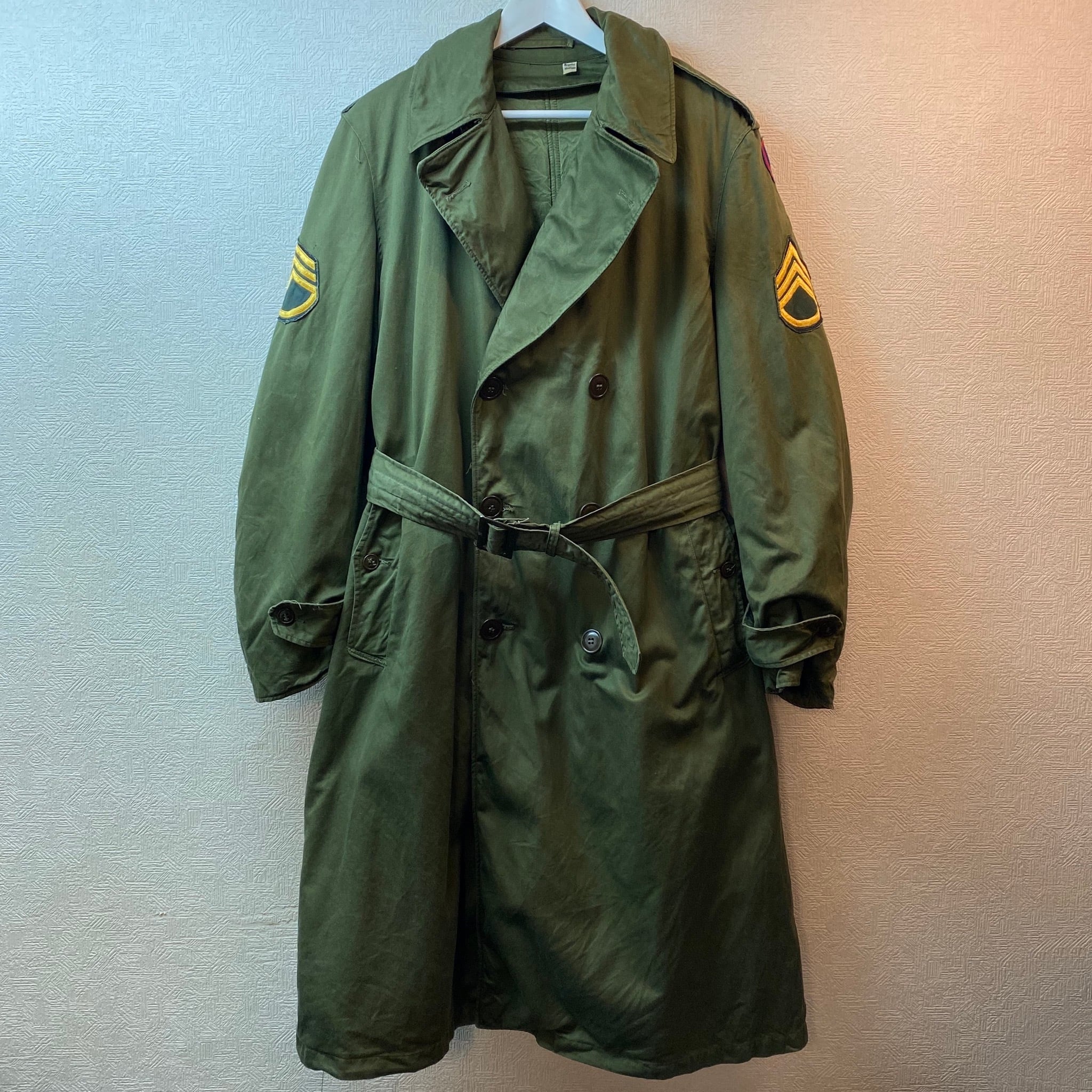 50's U.S.ARMY M-54 OVER COAT OG-107 S-S