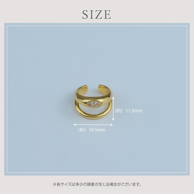 Ear cuff -Gold-