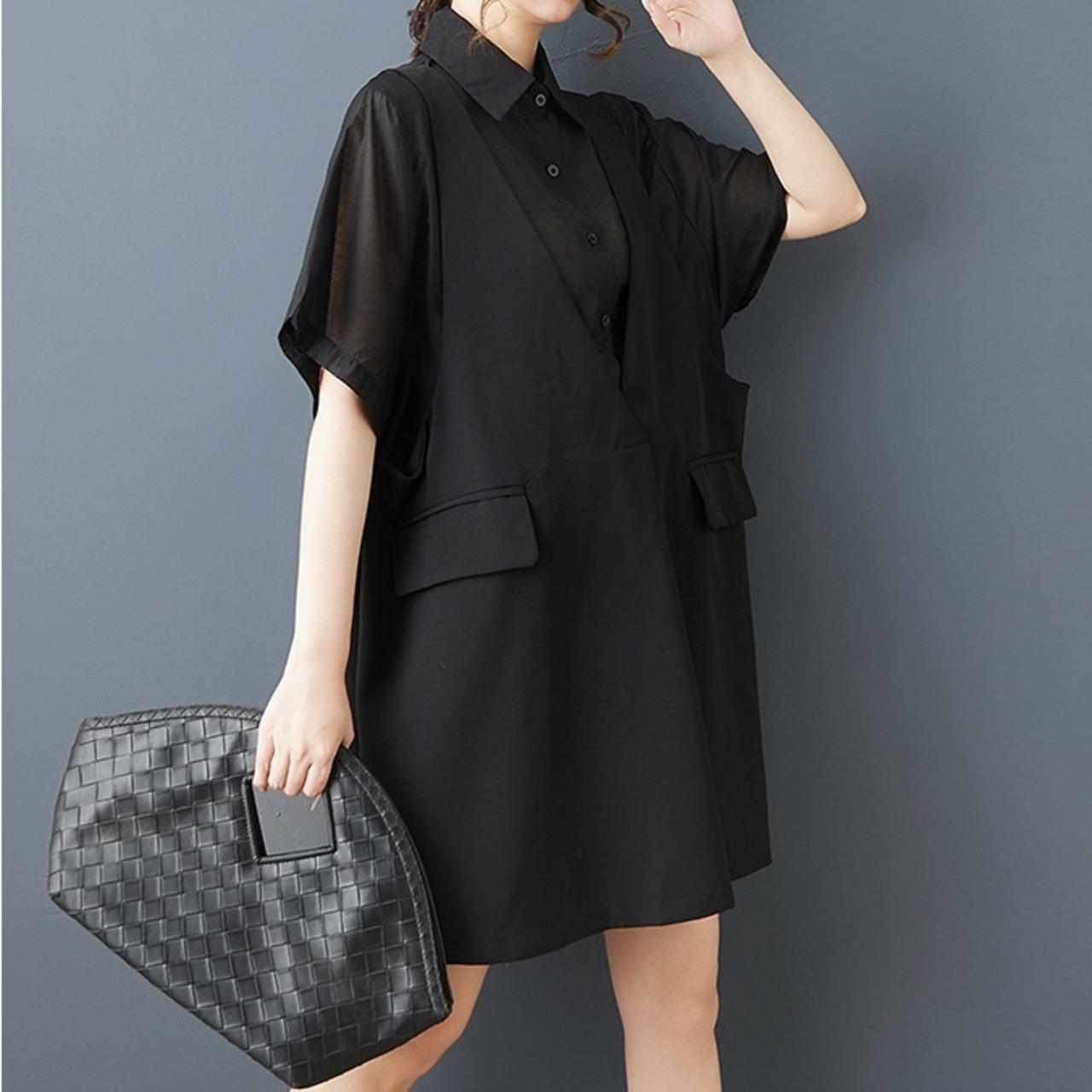 フェイクレイヤード シャツ 30178