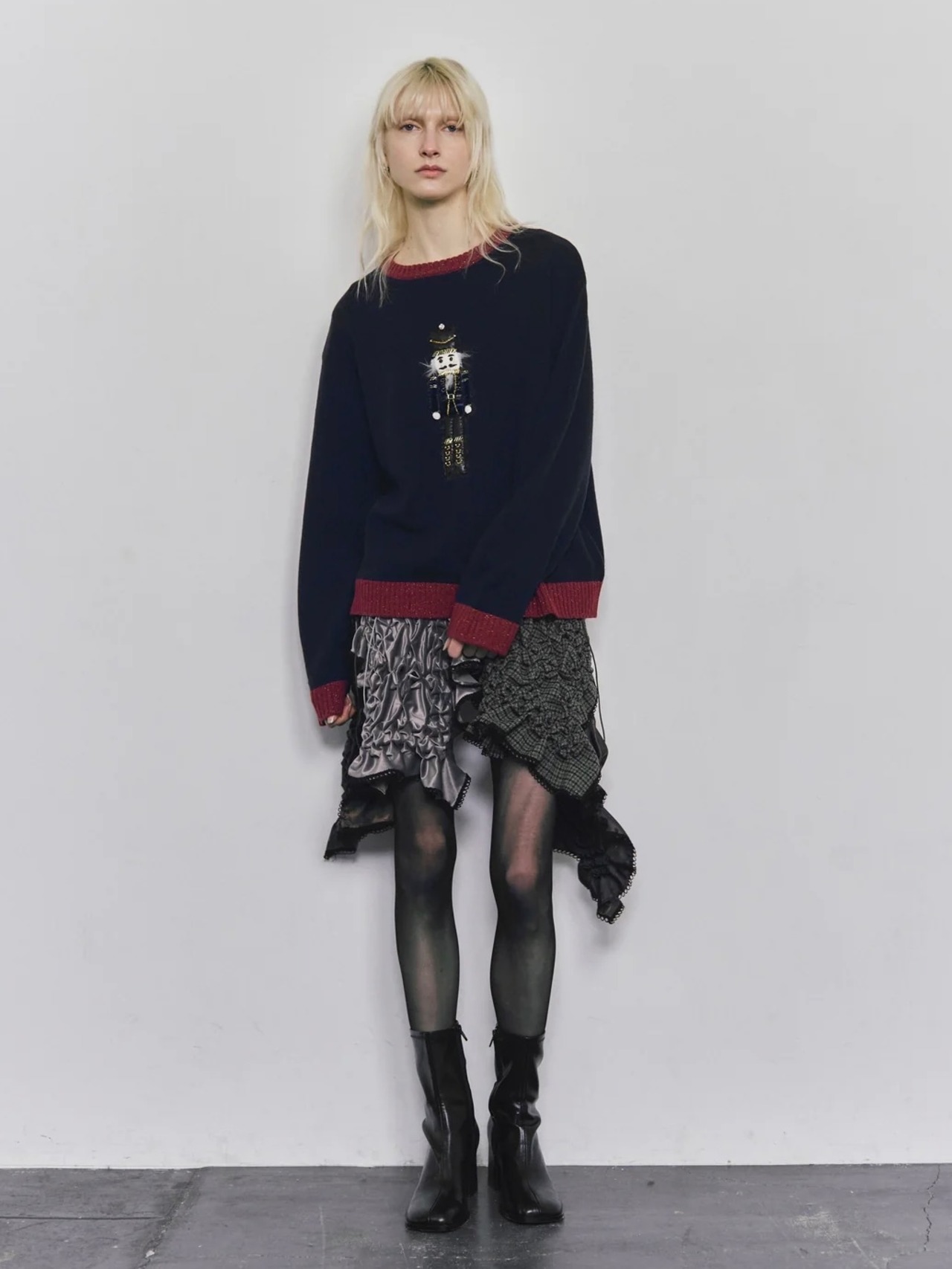【26AW | WOMEN】Create Clair クリエイトクレイル / スカート / Patch smocking skirt　15C21-317 - 2