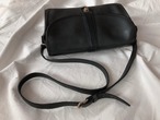 AMERICA 1990’s OLD COACH “Dark Navy Leather” shoulder bag