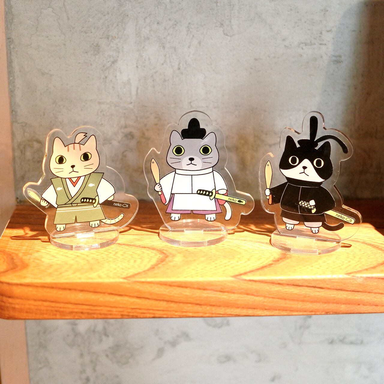 猫の日　アクリルスタンド　17個 にゃん英傑 のぶにゃが」 アクリルスタンド 猫好きさんにも武将好き