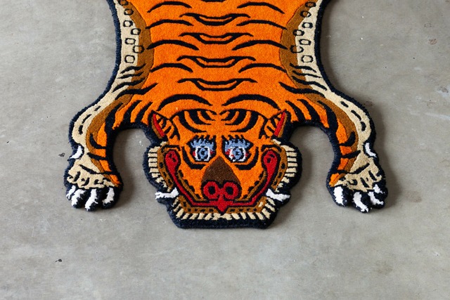 Tibetan Tiger Rug 《XSサイズ•ウール003》チベタンタイガーラグ