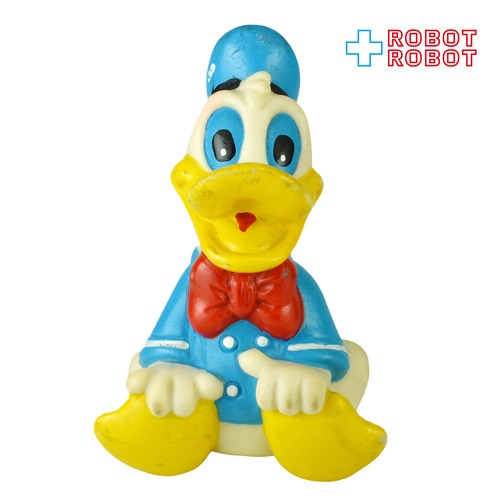 ディズニー ドナルドダック おすわり ソフビフィギュア