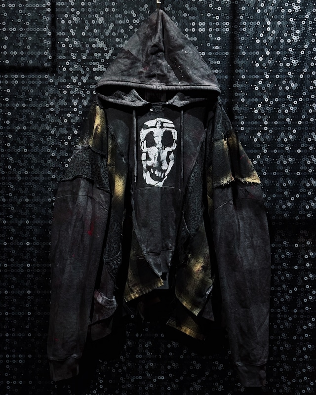 【ÆIEM】vivid notes “IN VOLUPTAS MORS” Leopard Docking Hoodie