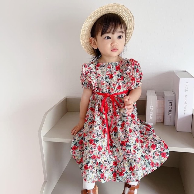 【取寄】憧れのお姉さんになれちゃう⁈大人かわいい花柄ワンピース