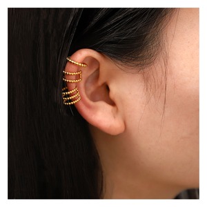 316L Earcuff Gold (片耳:3点セット)