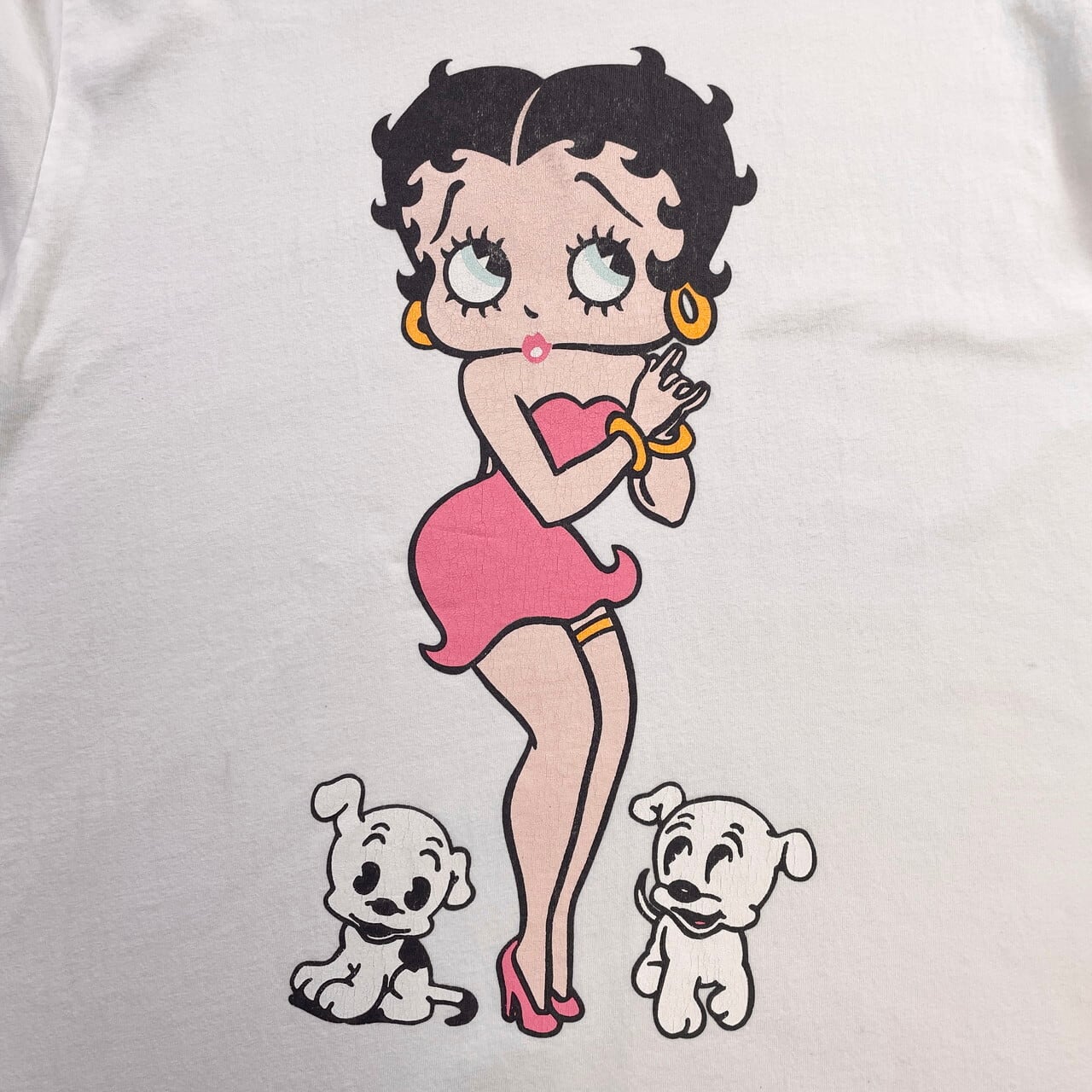 Betty Boop ベティ・ブープ キャラクター Tシャツ メンズL相当 ベティ