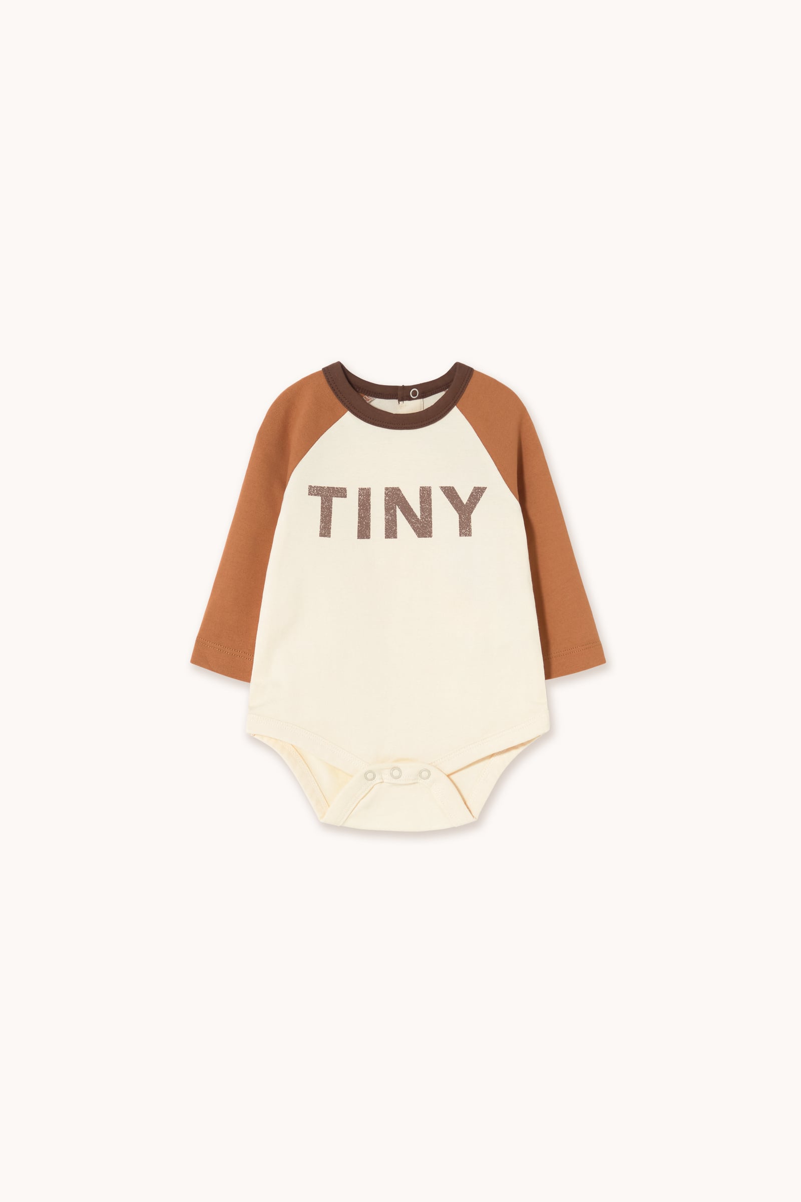 送料無料 tinycottons/TINY COLOR BLOCK BODY - light cream