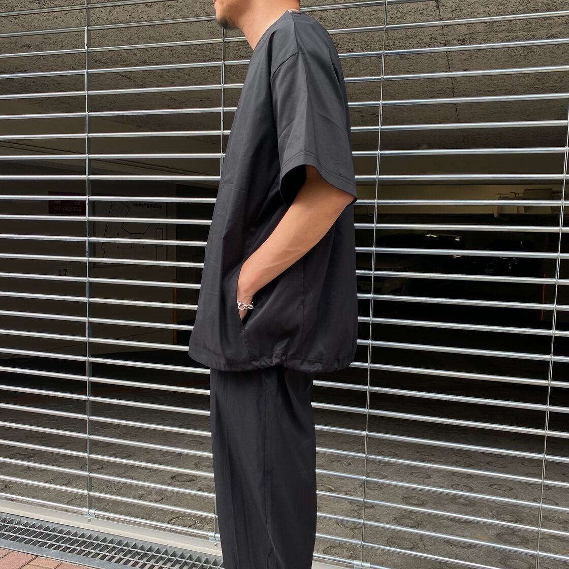 UNTRACE) SPLIT RAGLAN PULLOVER SHIRT S/S | Pay ID
